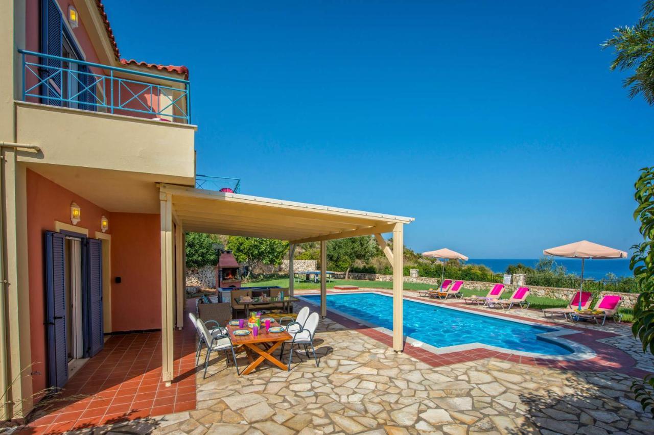 Villa Skala Seaview By Villa Plus Spathion Bagian luar foto