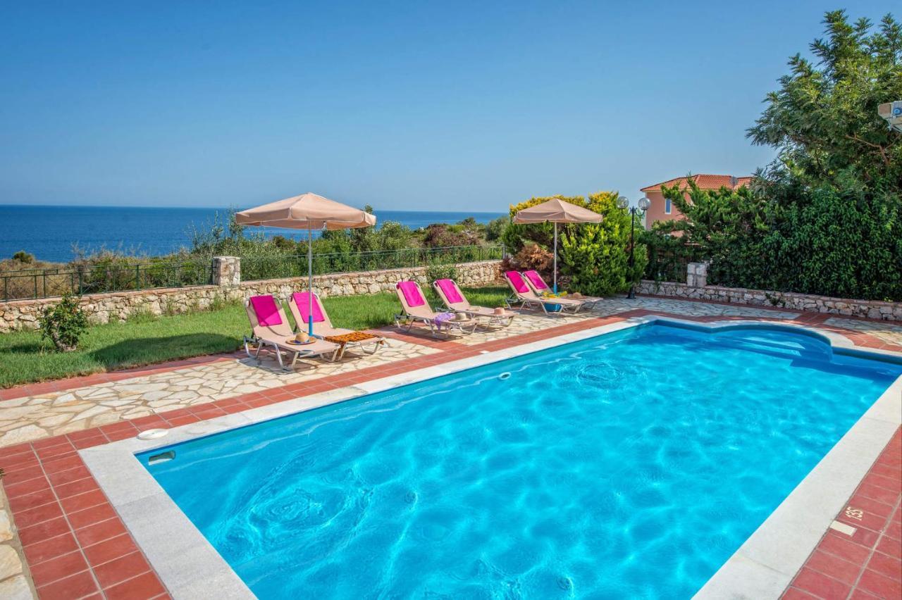 Villa Skala Seaview By Villa Plus Spathion Bagian luar foto