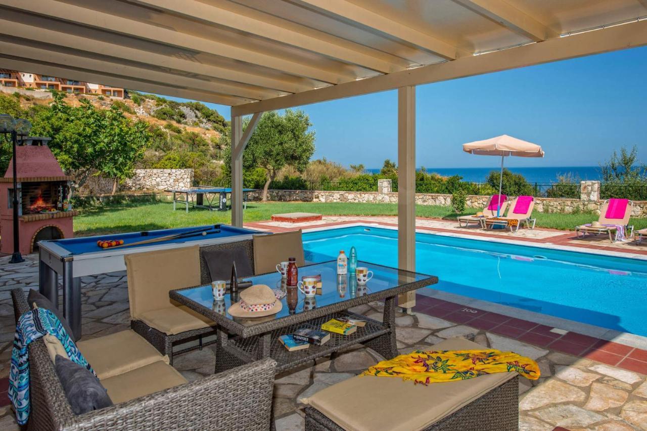 Villa Skala Seaview By Villa Plus Spathion Bagian luar foto