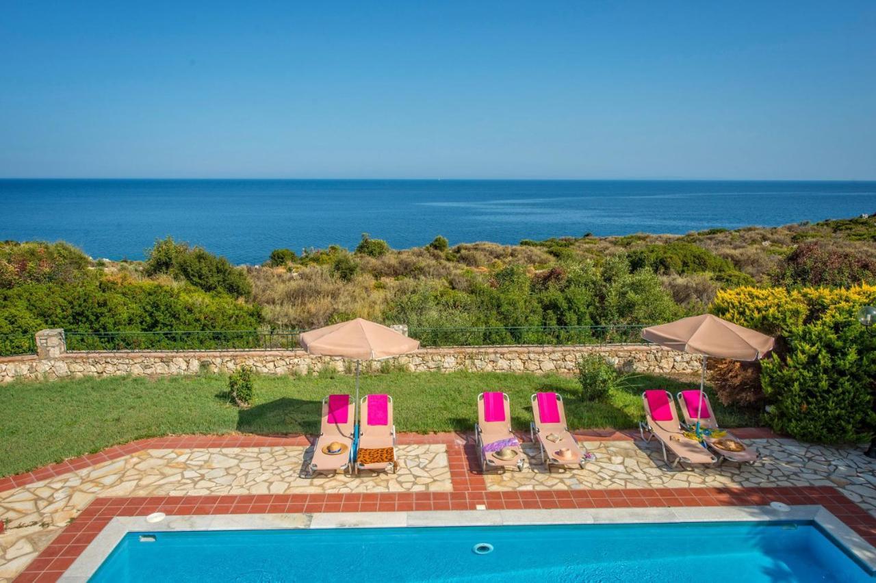 Villa Skala Seaview By Villa Plus Spathion Bagian luar foto