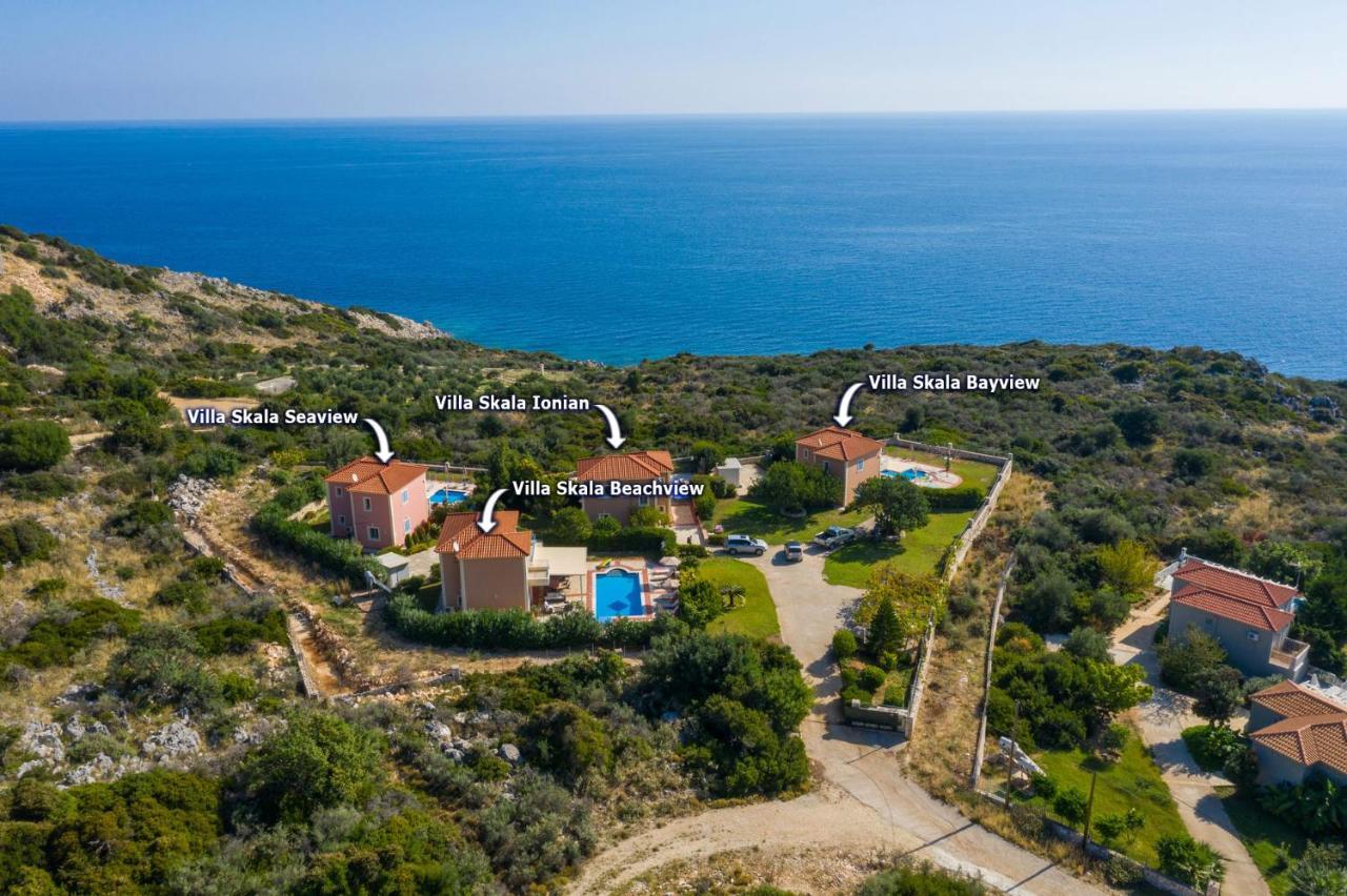 Villa Skala Seaview By Villa Plus Spathion Bagian luar foto