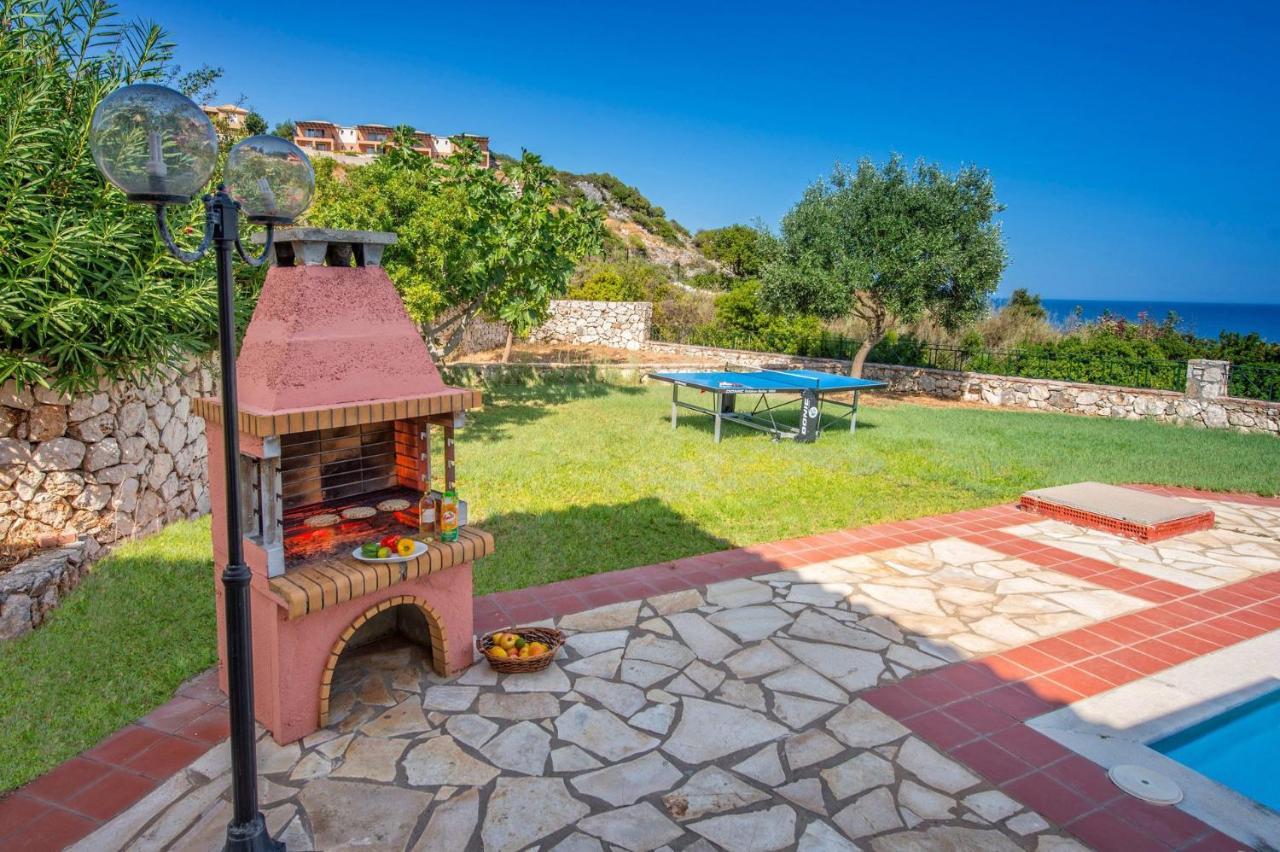 Villa Skala Seaview By Villa Plus Spathion Bagian luar foto